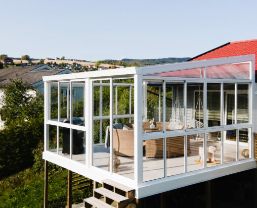 frittstående hagestue NORDIC fra uteluksus