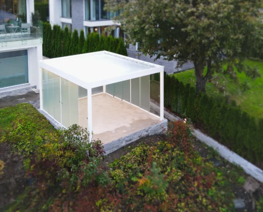 Pergola med flatt duktak Sandefjord